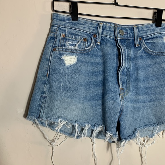 GRLFRND Cindy Denim Shorts in Psychedelic Shack Size 26 - Picture 4 of 9